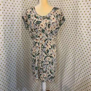 Anthropologie odille  100% silk popover dress S